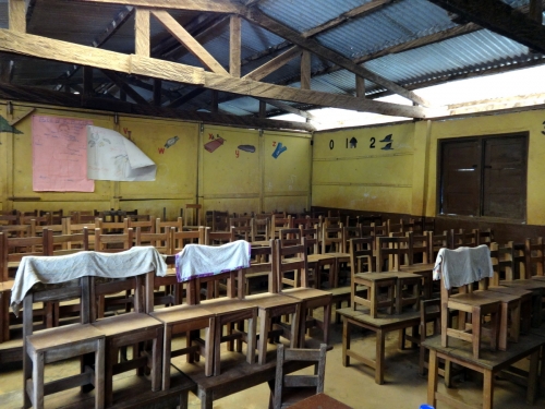 Kindergarten classroom in Apowa (Takoradi)